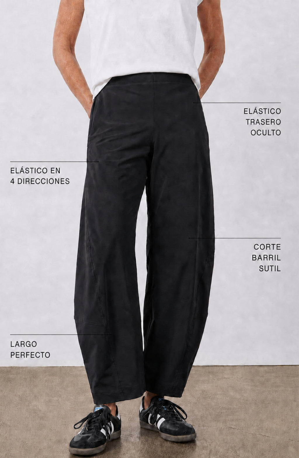 Belleora Bruna Barrel Pants™ – Pantalón de Cintura Alta