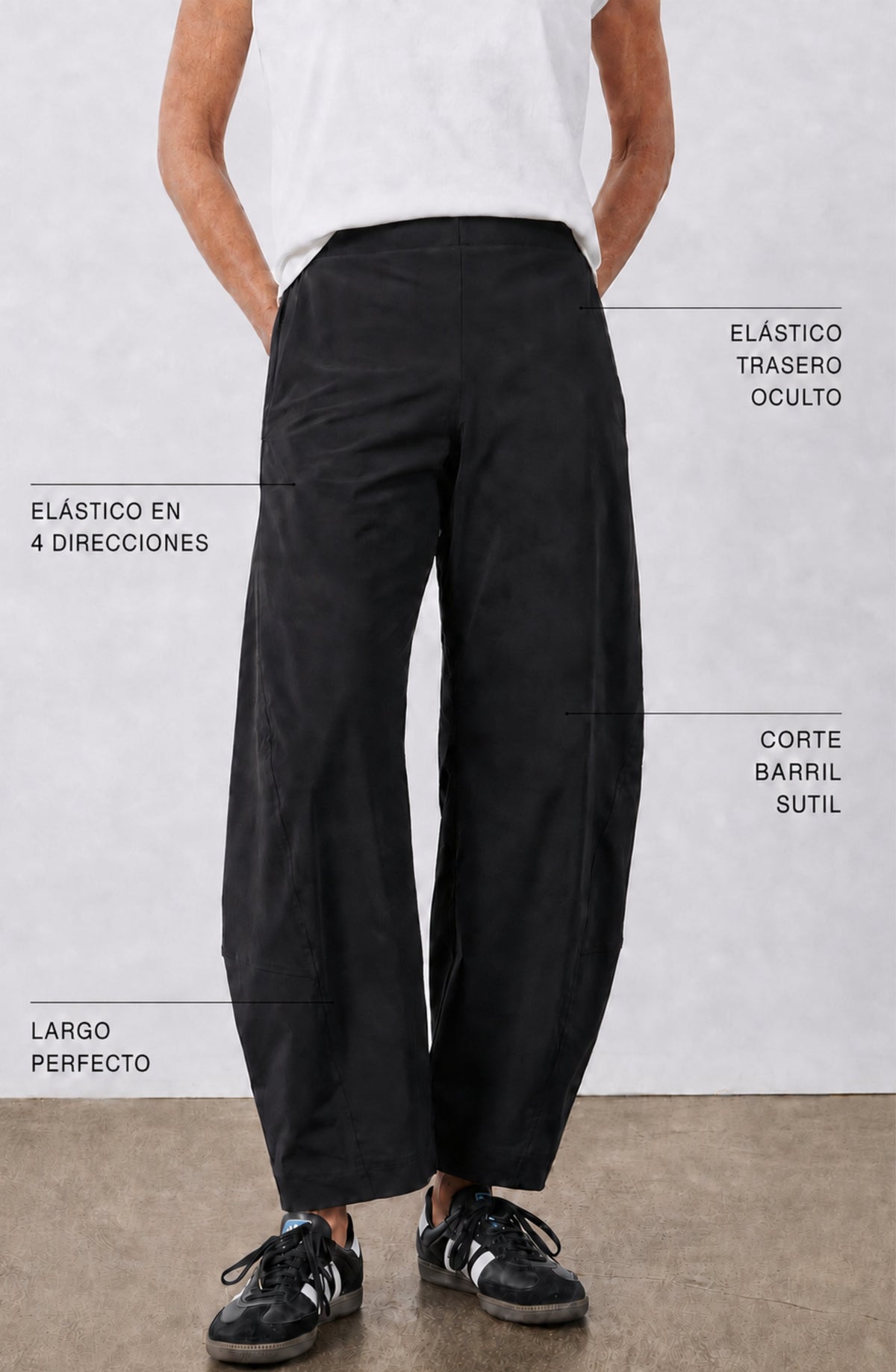 Belleora Bruna Barrel Pants™ – Pantalón de Cintura Alta