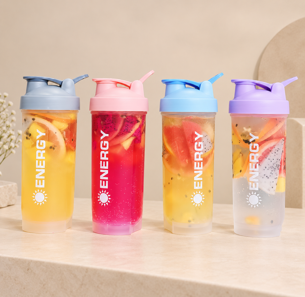 Belleora Energy™ – Shaker Deportivo con Bola Mezcladora