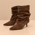 Belleora Nova™ – Botines Slouch de Ante