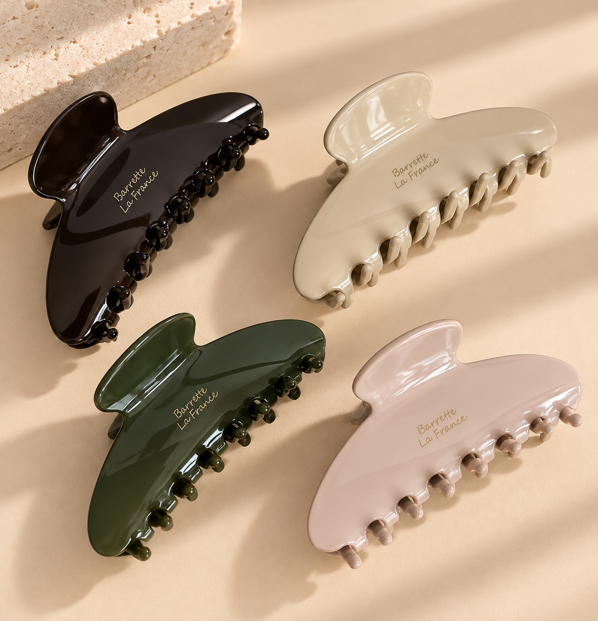 Belleora Barrette™ – Pinza de Pelo XL Retro