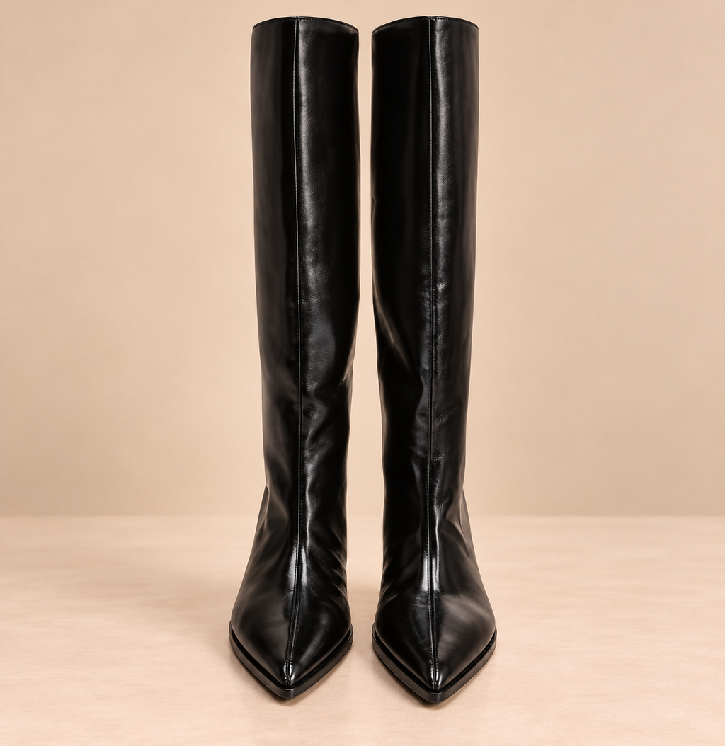 Belleora Midnight™ – Botas Altas de Tacón