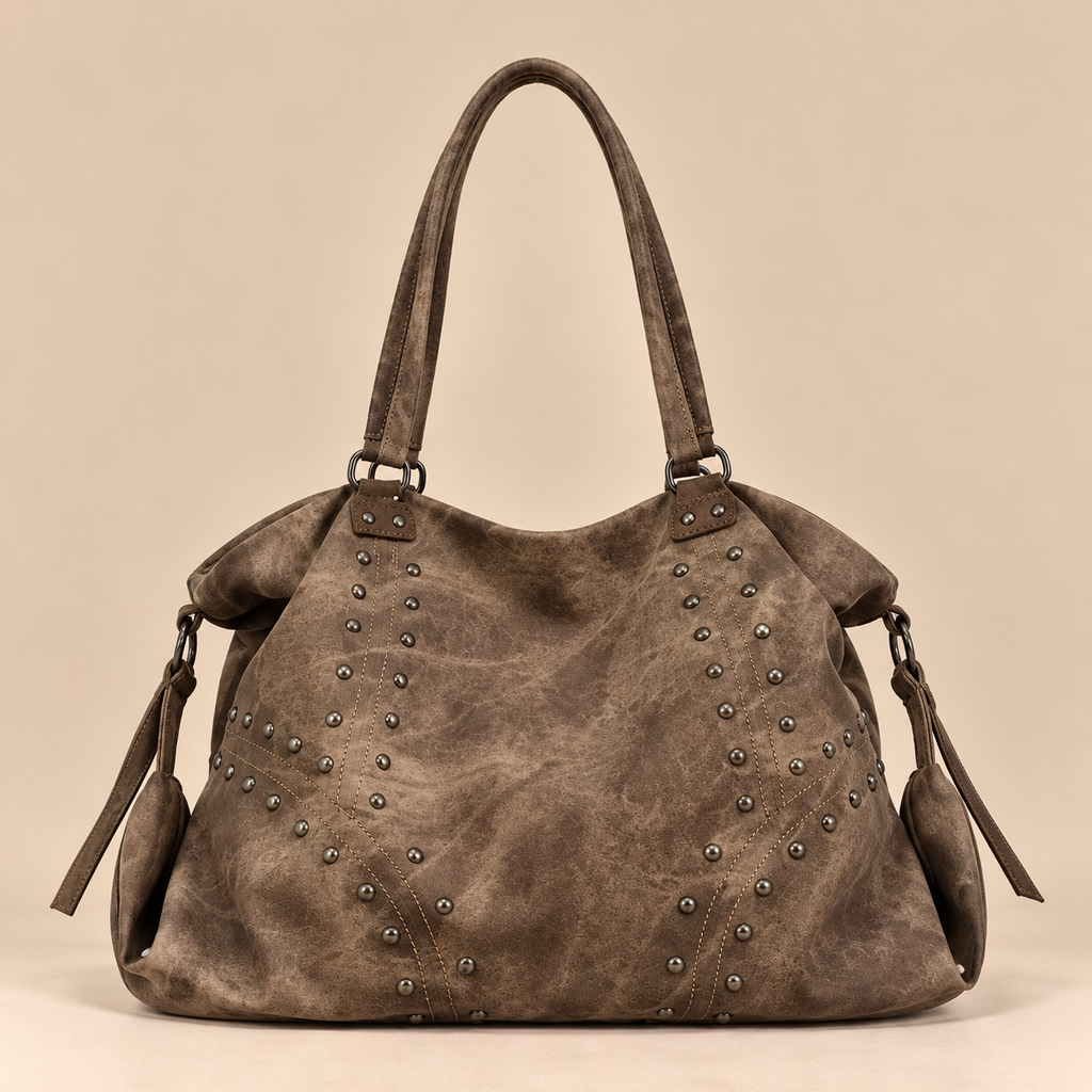 Belleora Carla™ – Bolso Maxi de Tachuelas