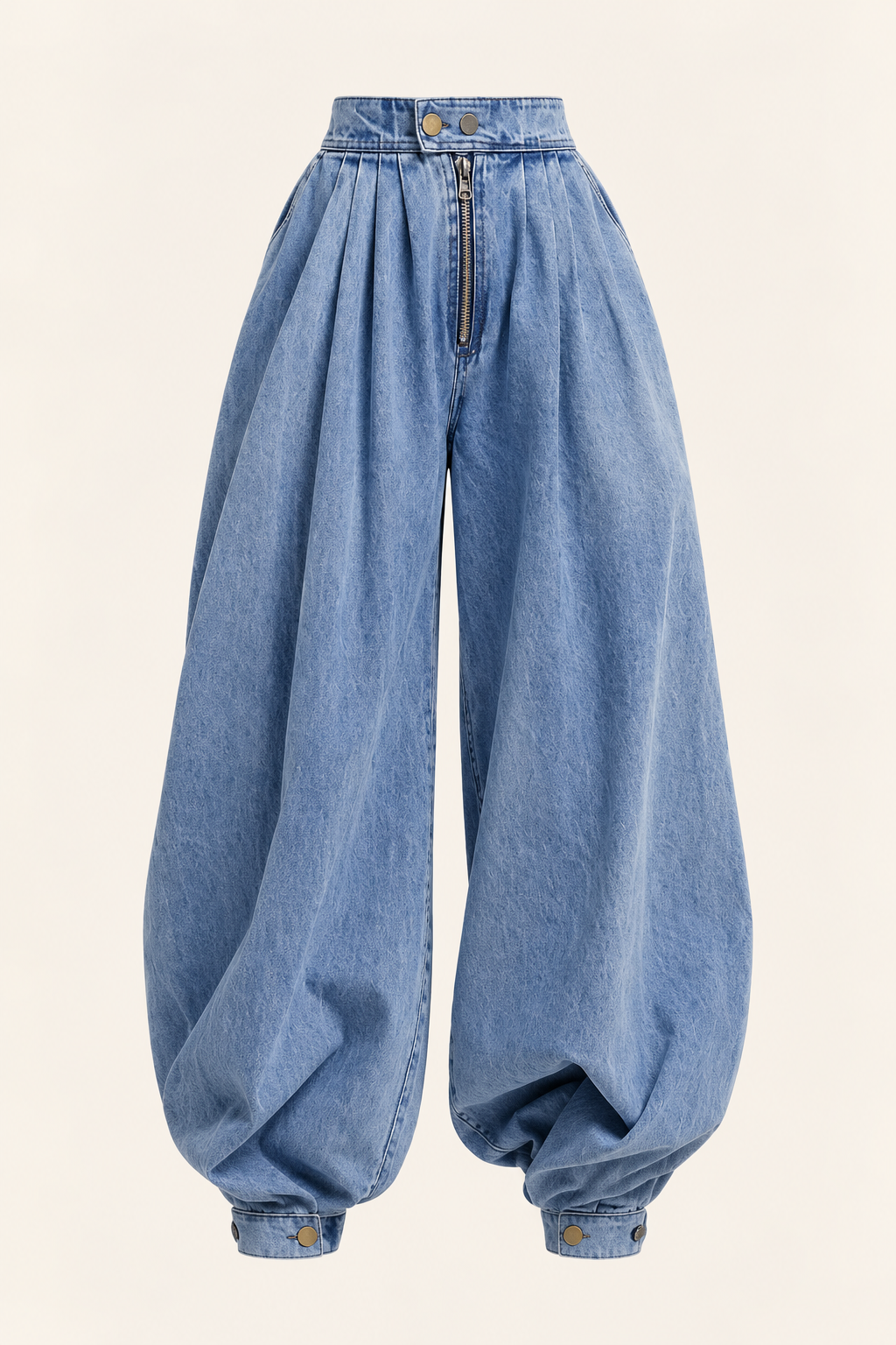 Belleora Dakota™ – Jeans Balloon de Cintura Alta