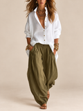 Belleora Alejandra™ – Conjunto de Camisa y Pantalón Balloon