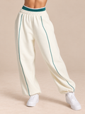 Belleora Noa™ – Pantalón Deportivo Wide Leg con Ribete