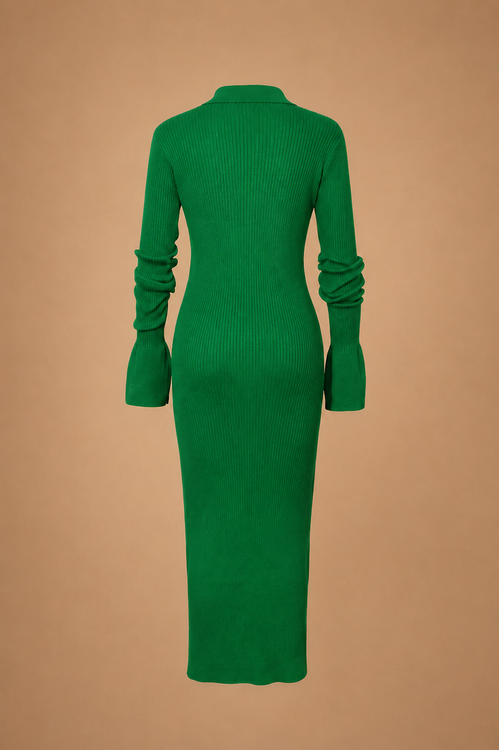 Belleora Eloísa™ – Vestido Maxi de Punto con Botones