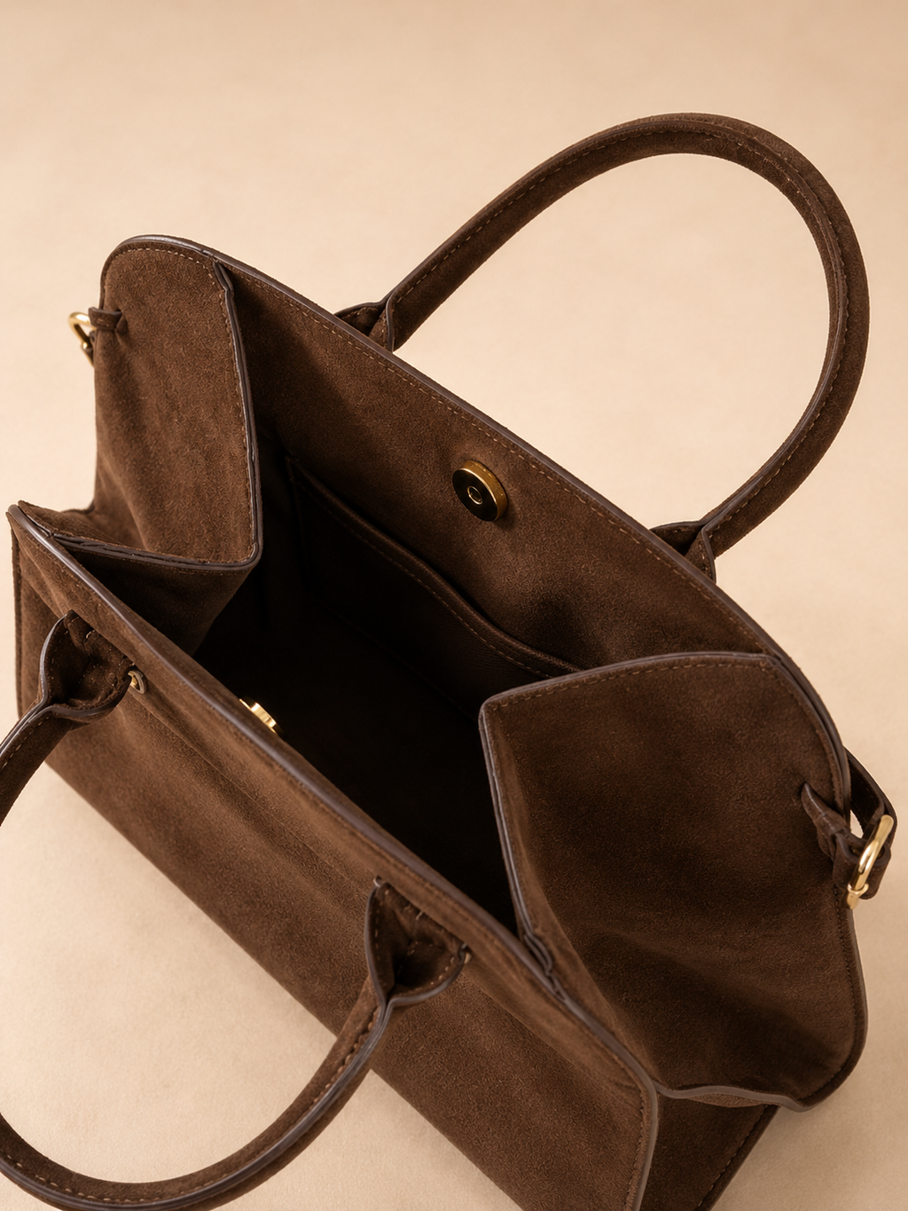 Belleora Siena™ – Bolso Tote de Efecto Ante