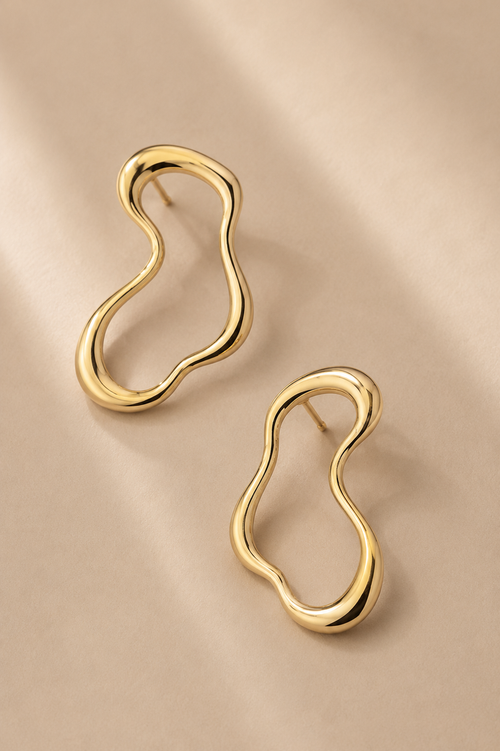 Belleora Amara™ – Pendientes de Líneas Irregulares