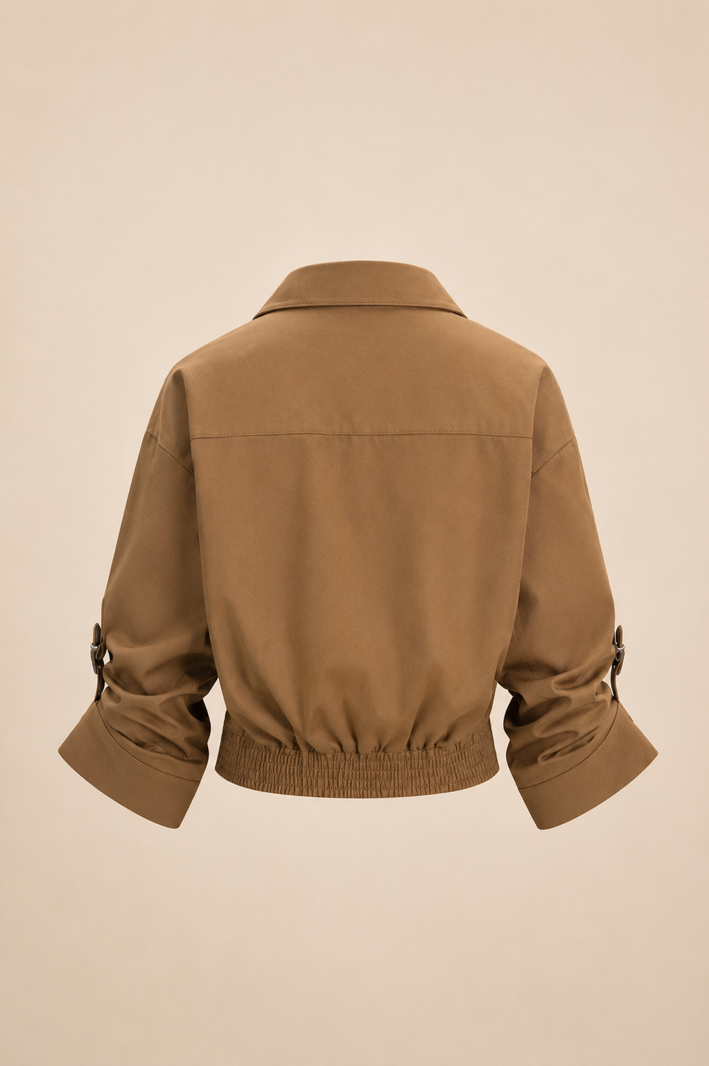 Belleora Colette™ – Camisa Fruncida de Manga Corta