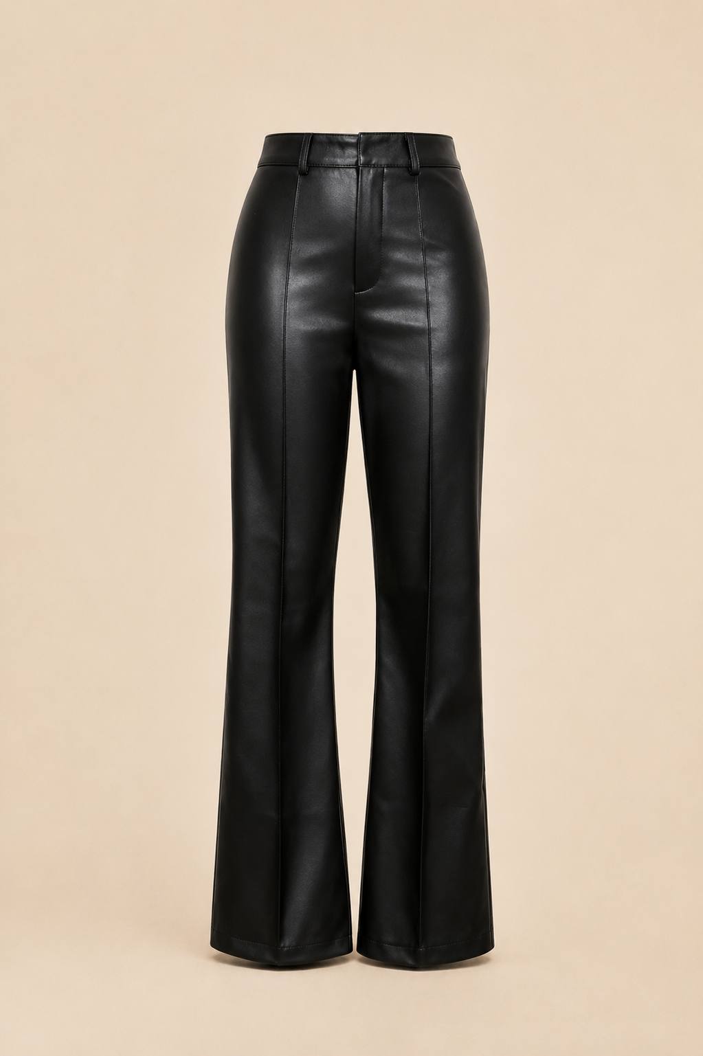 Belleora Alessia™ – Pantalón Recto de Efecto Piel