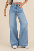 Belleora Clara™ – Pantalón Recto de Cintura Alta