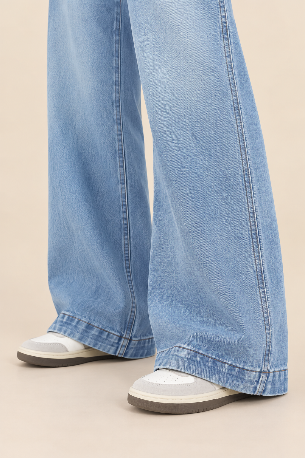 Belleora Clara™ – Pantalón Recto de Cintura Alta