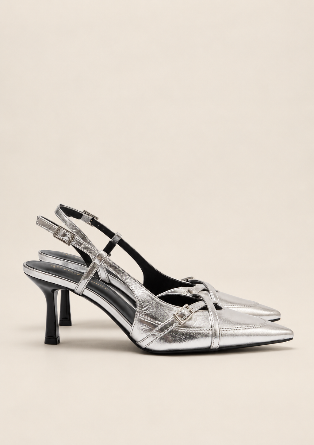 Belleora Samantha™ – Zapatos de Tacón con Tira Trasera y Hebilla