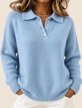 Belleora Marina™ – Jersey de Punto Suave con Cuello Polo