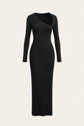 Belleora Élodie™ – Vestido Maxi de Escote Asimétrico