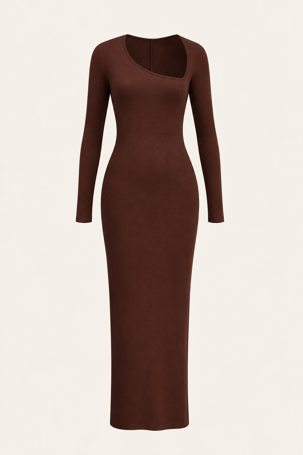 Belleora Élodie™ – Vestido Maxi de Escote Asimétrico