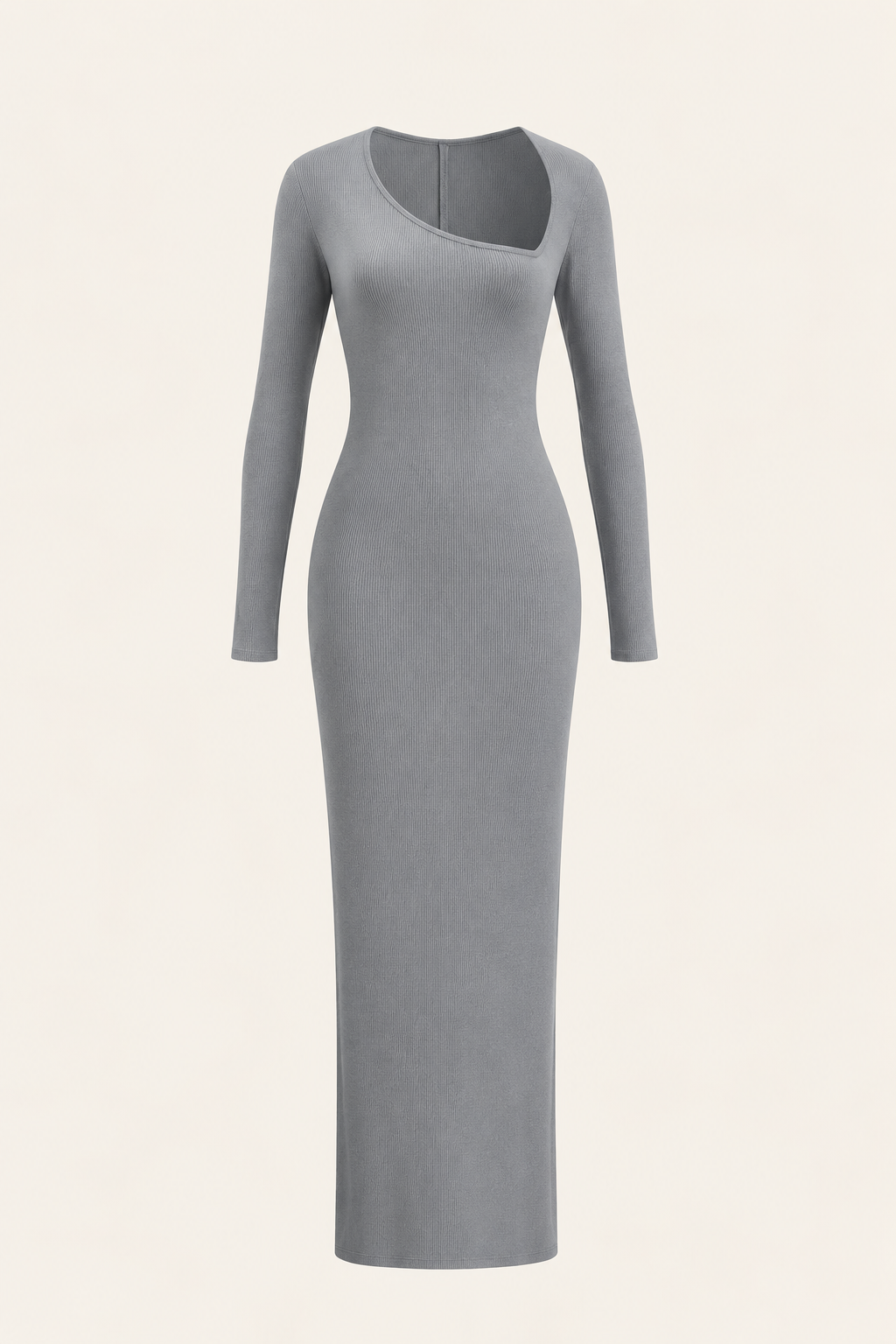 Belleora Élodie™ – Vestido Maxi de Escote Asimétrico