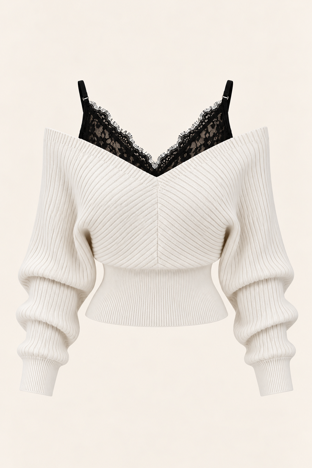 Belleora Camila™ – Jersey de Punto con Encaje
