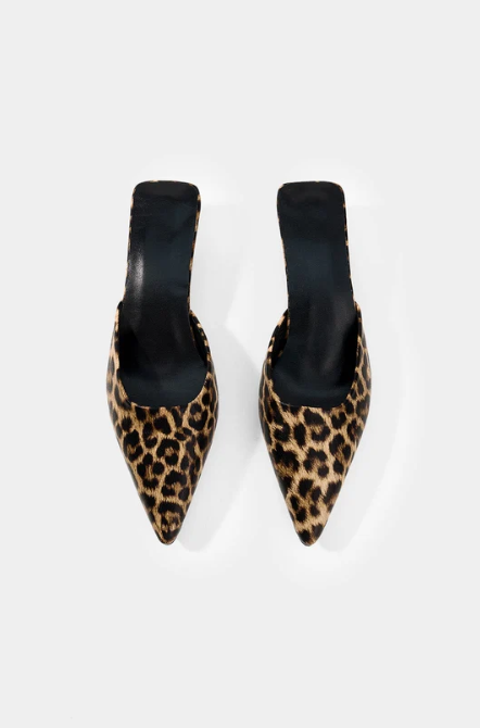Belleora Léonie™ – Mules con Estampado Leopardo
