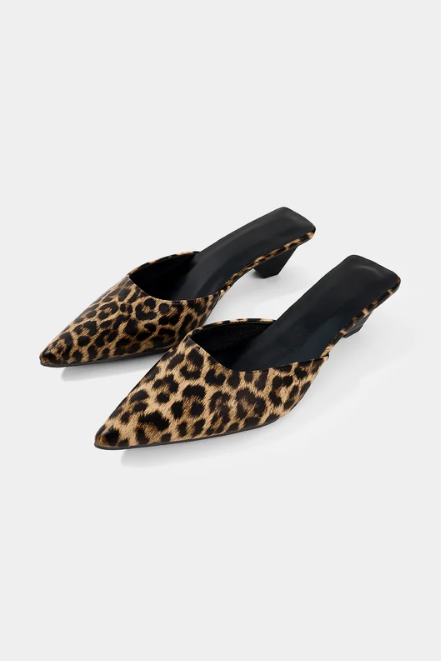 Belleora Léonie™ – Mules con Estampado Leopardo