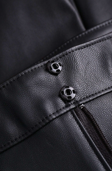 Belleora Alessia™ – Pantalón Recto de Efecto Piel