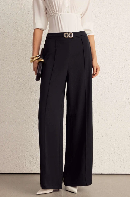 Belleora Margaux™ – Pantalón Wide Leg con Cinturón